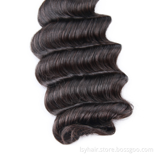 Nigeria Best Hot Selling Raw 12a Grade Double Drawn Ocean Wave, High Quality Best Price Super Double Drawn Raw Hair